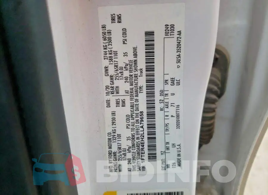 1FTER4EH2LLA79658 Photo# 12