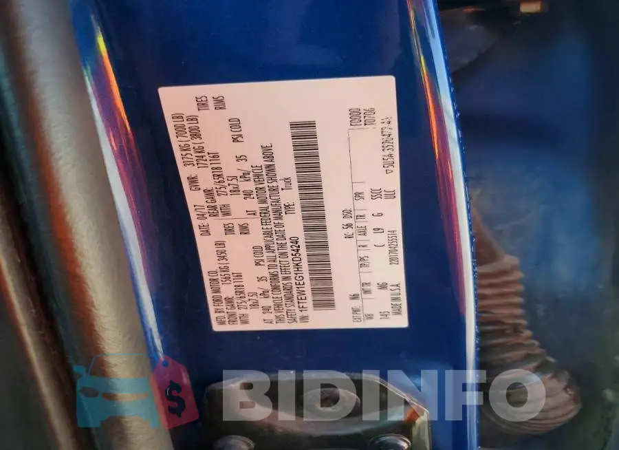 1FTEW1EG1HKD54240 Photo# 12