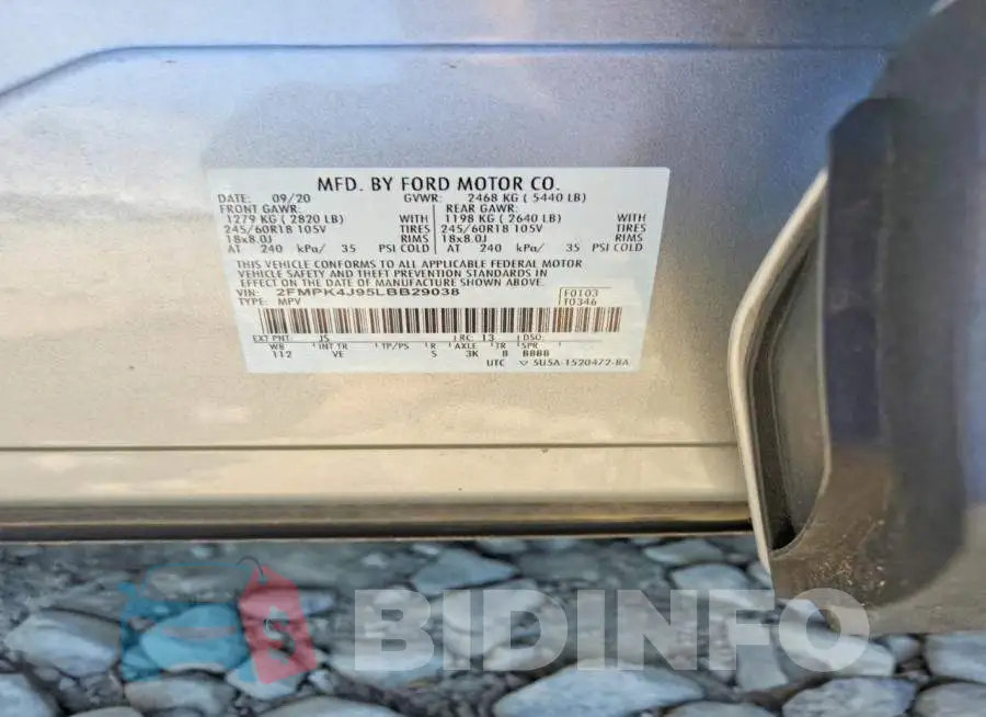 2FMPK4J95LBB29038 Photo# 13