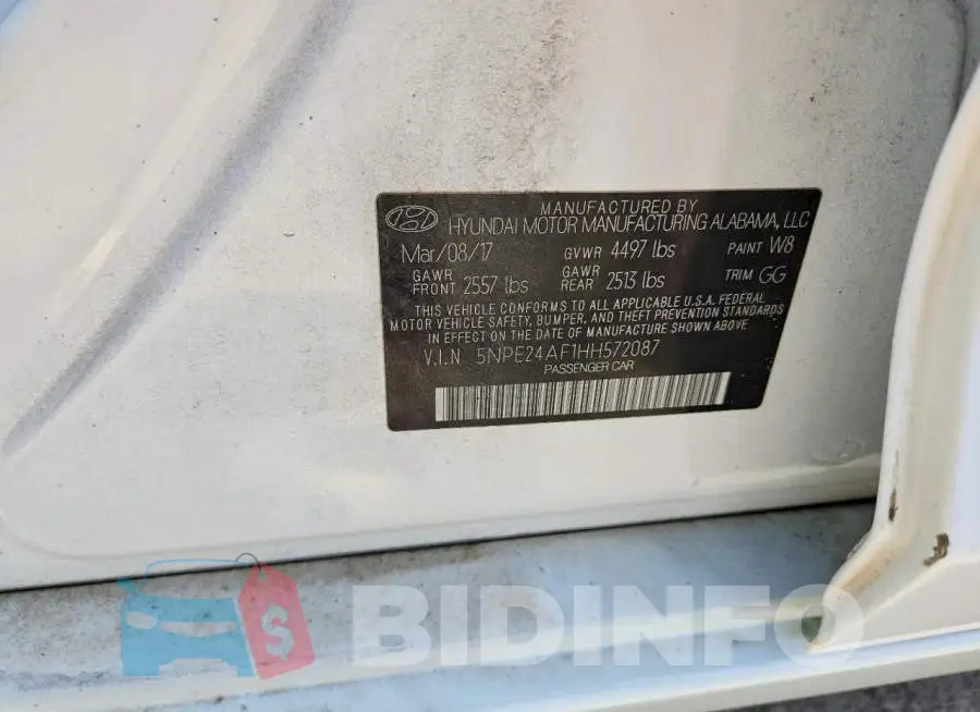 5NPE24AF1HH572087 Photo# 12