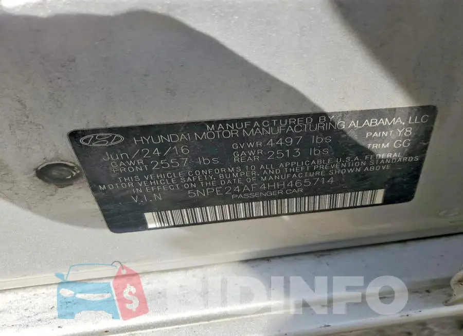 5NPE24AF4HH465714 Photo# 12