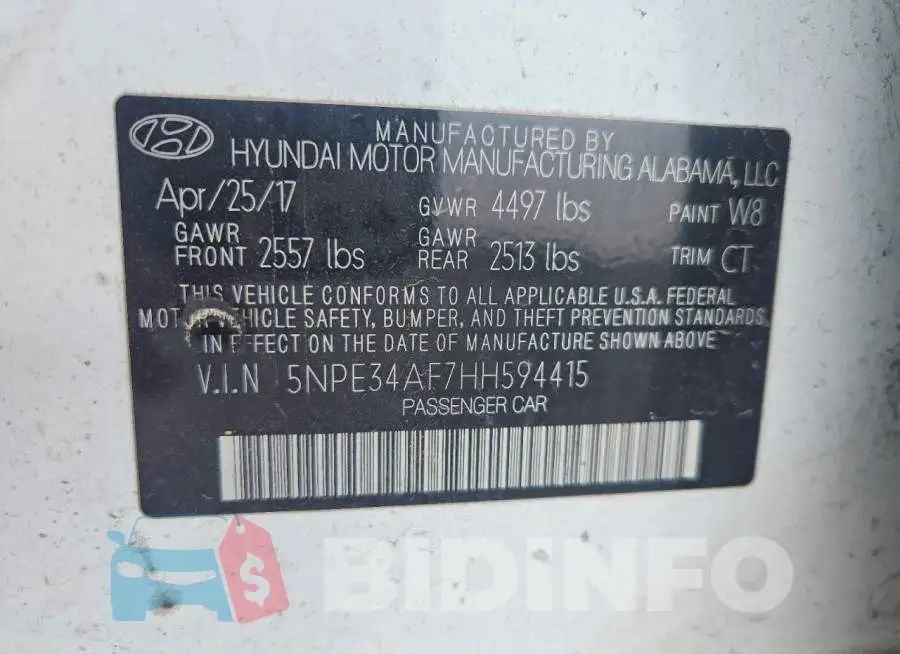 5NPE34AF7HH594415 Photo# 13