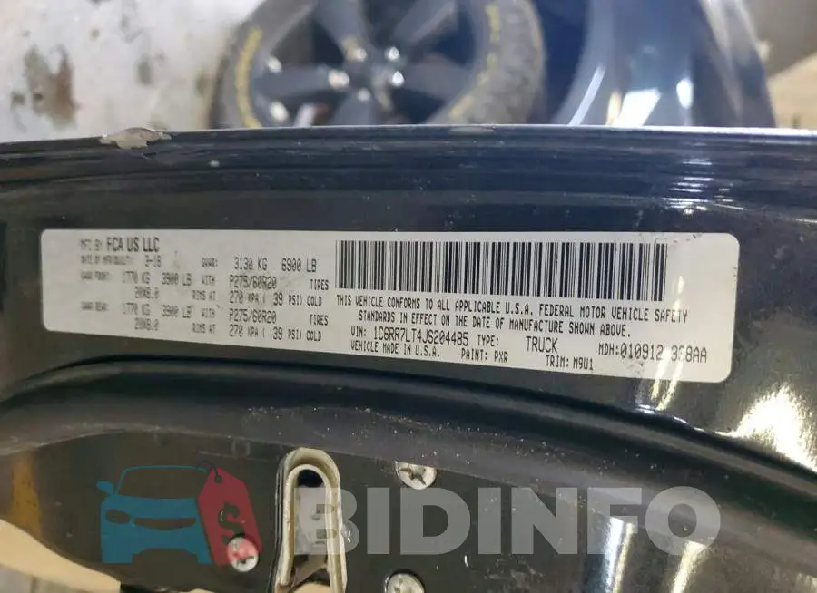 1C6RR7LT4JS204485 Photo# 13