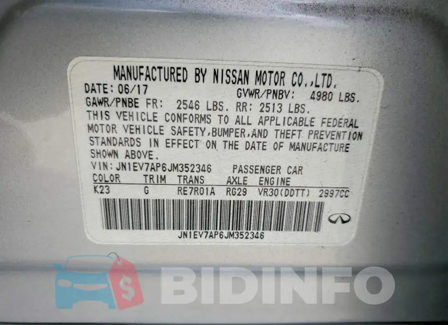 JN1EV7AP6JM352346 Photo# 13