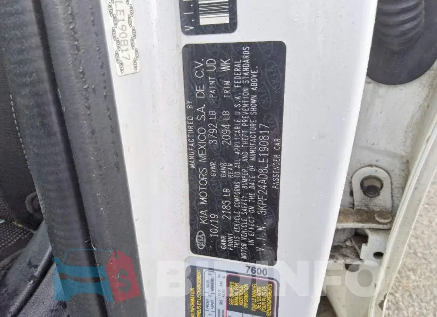 3KPF24AD8LE190817 Photo# 12