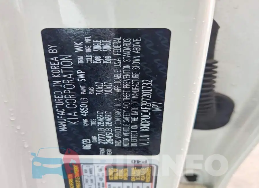 KNDPUCAF2P7201732 Photo# 13