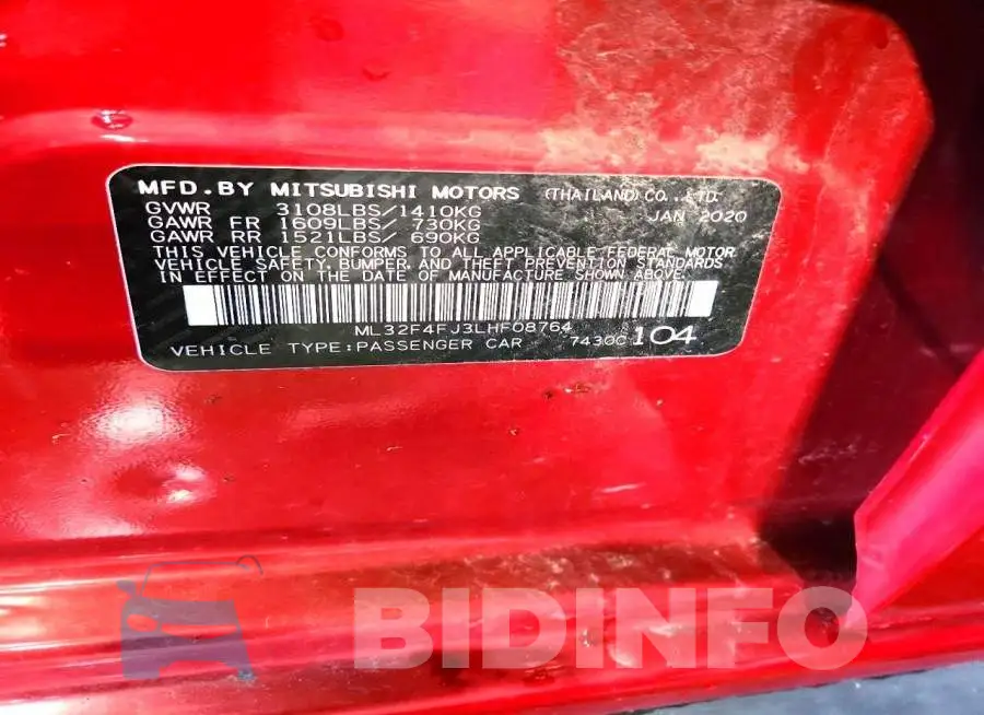 ML32F4FJ3LHF08764 Photo# 12