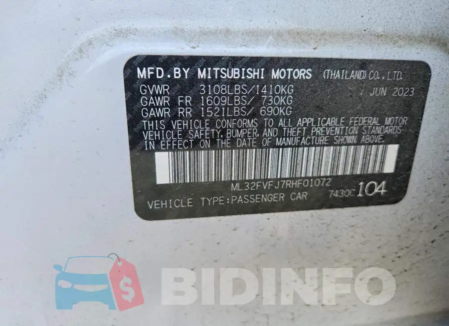 ML32FVFJ7RHF01072 Photo# 13