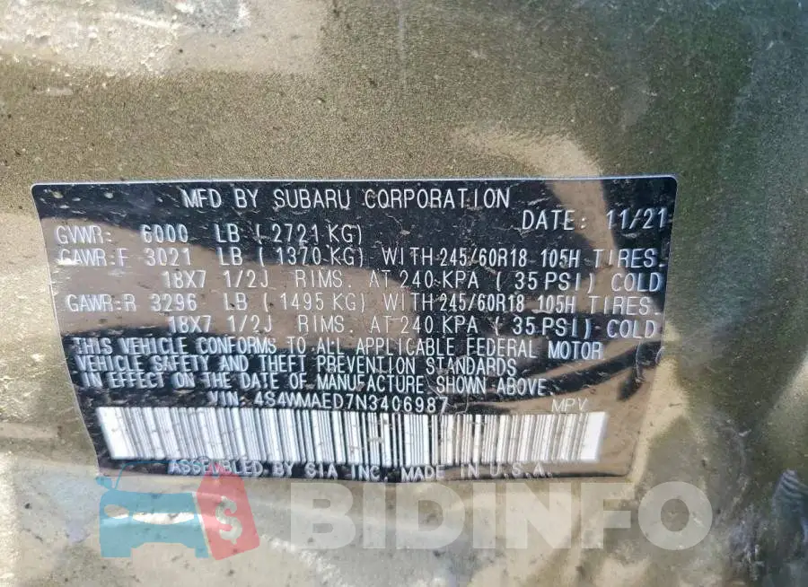 4S4WMAED7N3406987 Photo# 14