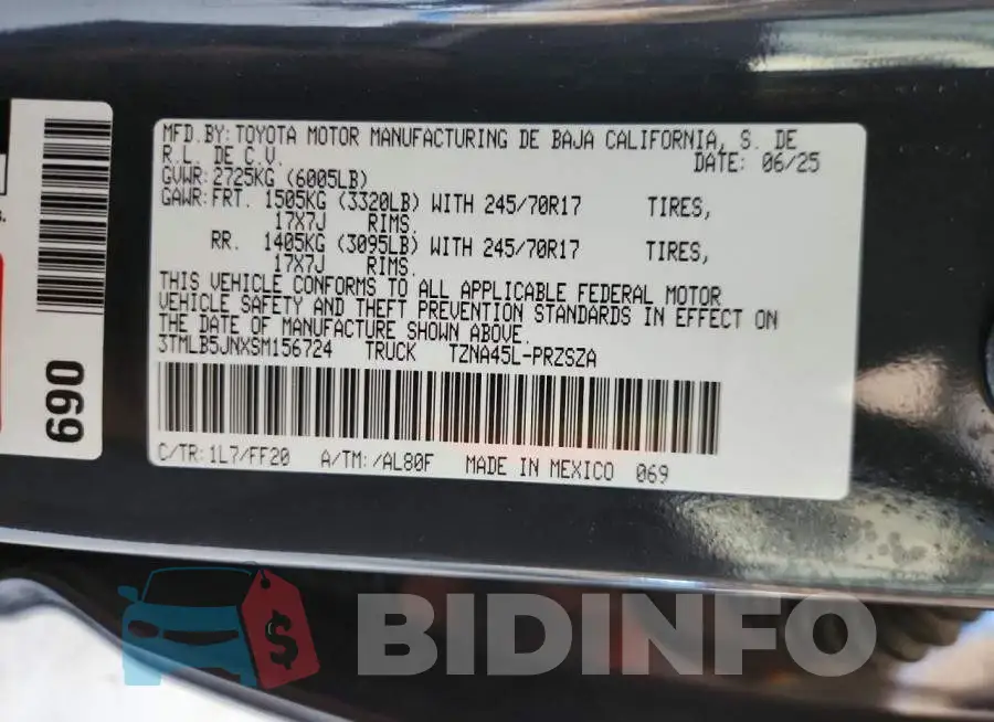 3TMLB5JNXSM156724 Photo# 12
