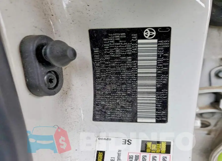 5YFB4MDE4PP030449 Photo# 12