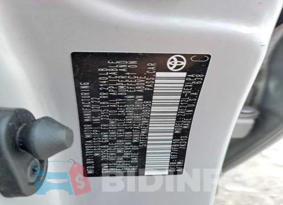 5YFEPMAE2NP309758 Photo# 12
