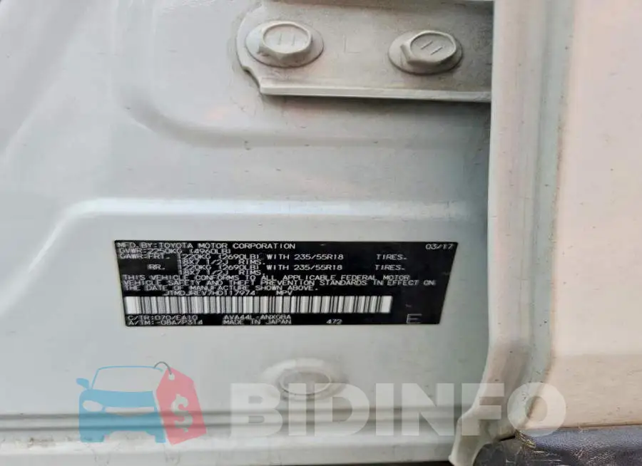 JTMDJREV7HD117974 Photo# 13