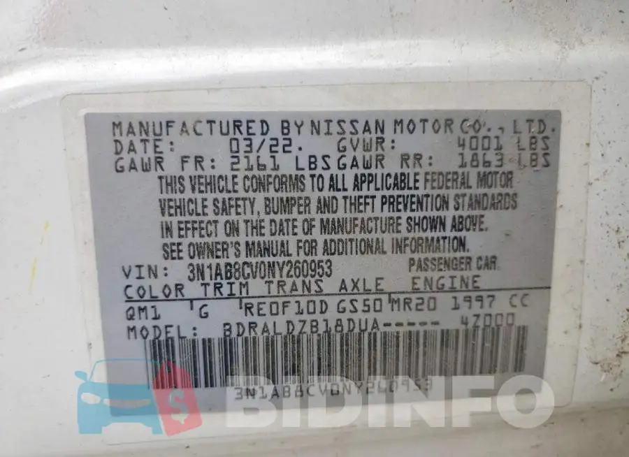 3N1AB8CV0NY260953 Photo# 12
