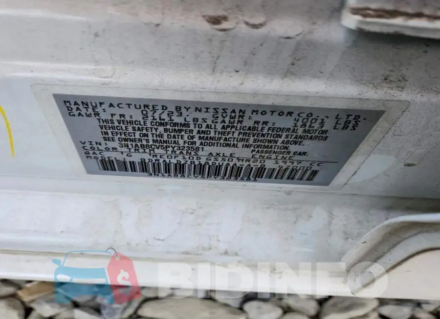 3N1AB8CV5PY323581 Photo# 12