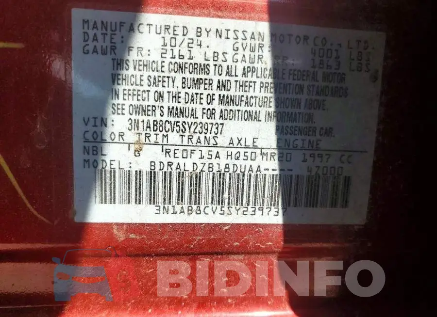 3N1AB8CV5SY239737 Photo# 13