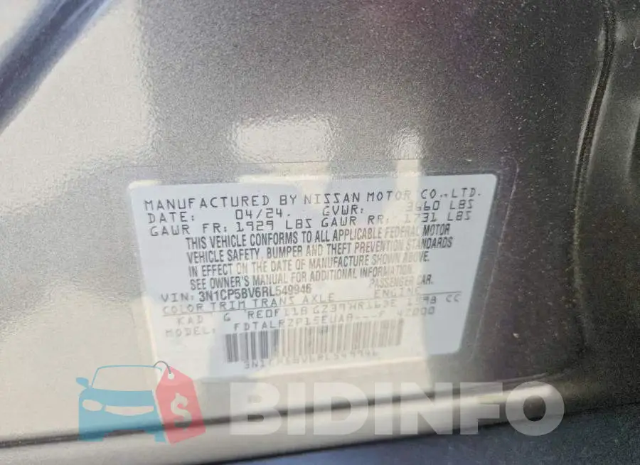 3N1CP5BV6RL549946 Photo# 13