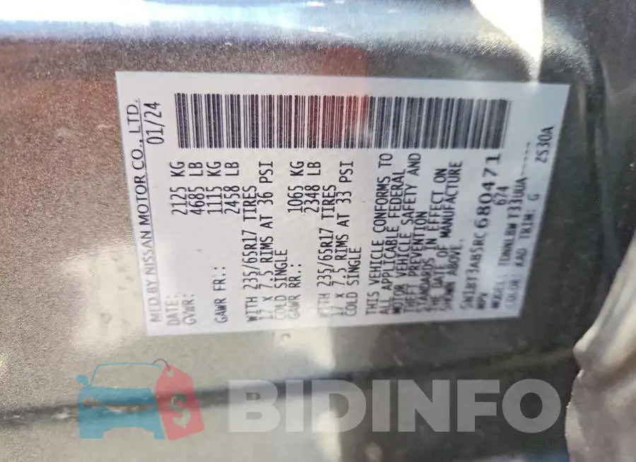 5N1BT3AB5RC680471 Photo# 14
