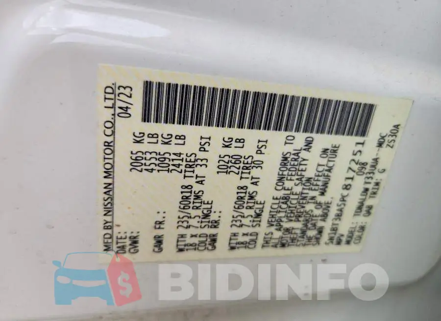 5N1BT3BA5PC817251 Photo# 12