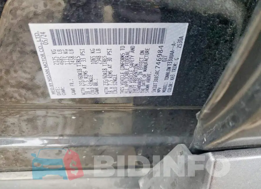 5N1BT3BB5RC746984 Photo# 13