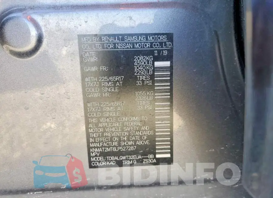 KNMAT2MT6LP527287 Photo# 13