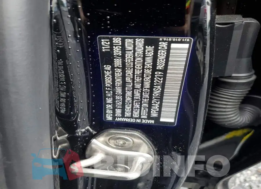 WP0AA2Y19NSA12219 Photo# 12