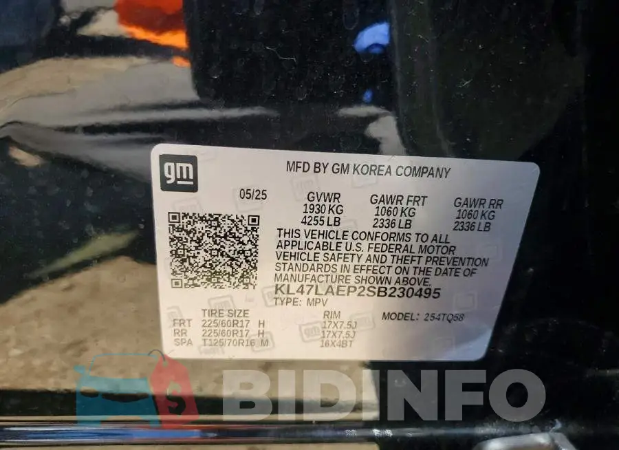 KL47LAEP2SB230495 Photo# 13