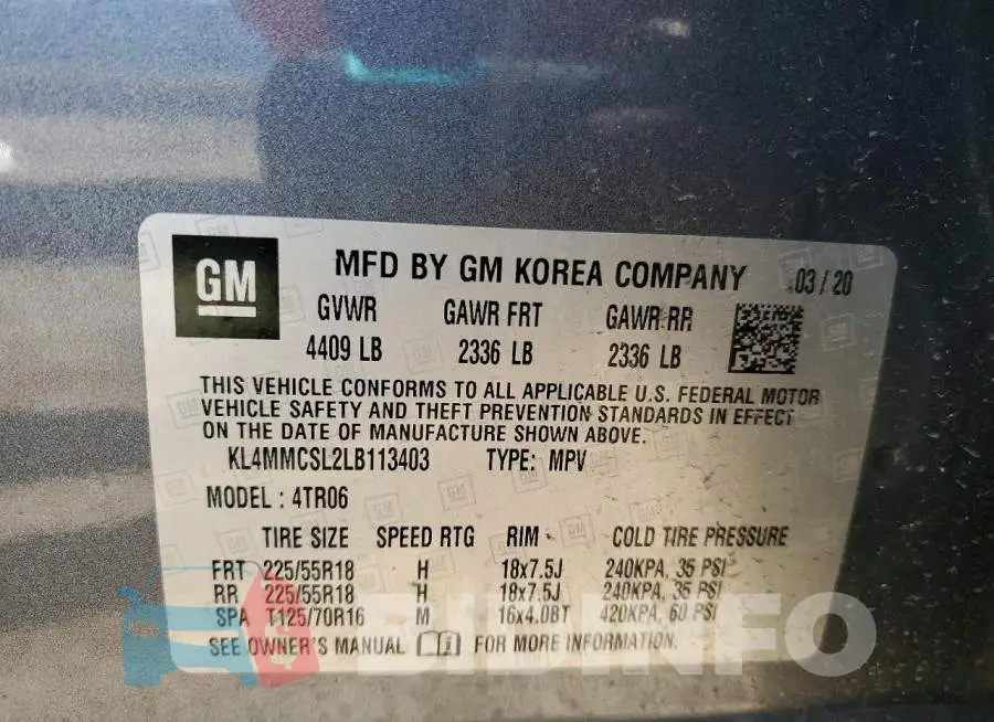 KL4MMCSL2LB113403 Photo# 13