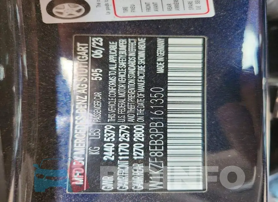 W1KZF8EB3PB161350 Photo# 12