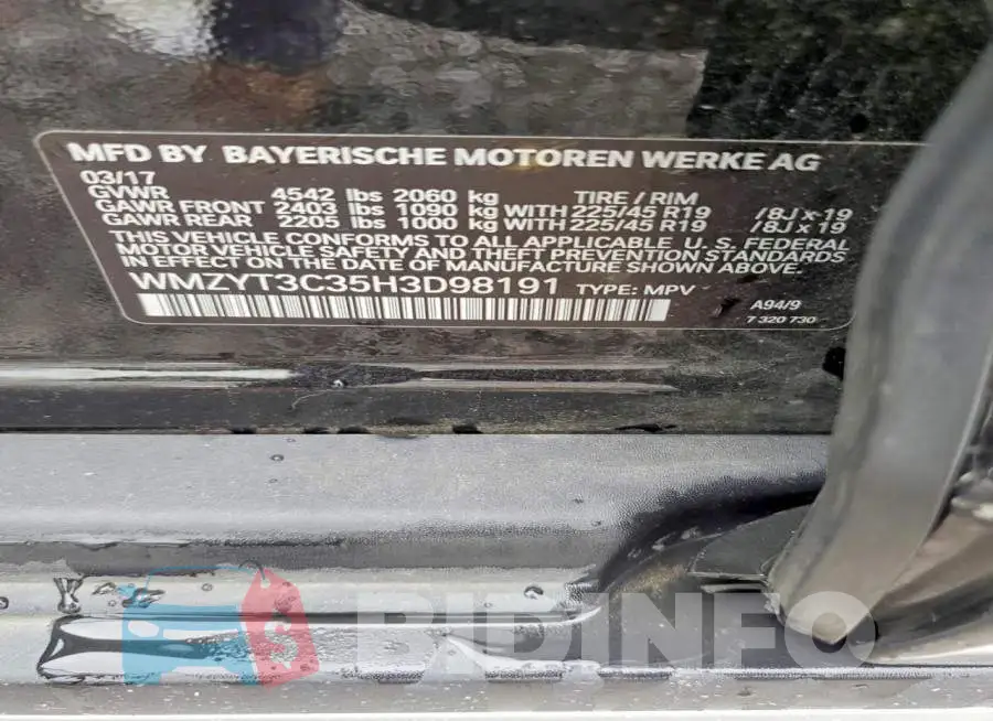 WMZYT3C35H3D98191 Photo# 12