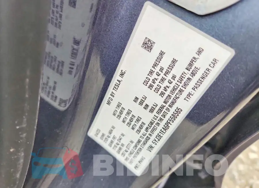 5YJ3E1EA6PF558565 Photo# 12