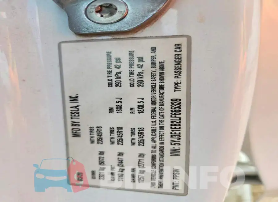 5YJ3E1EB2LF665339 Photo# 13