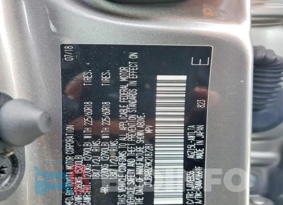 JTJBARBZ9K2187281 Photo# 13