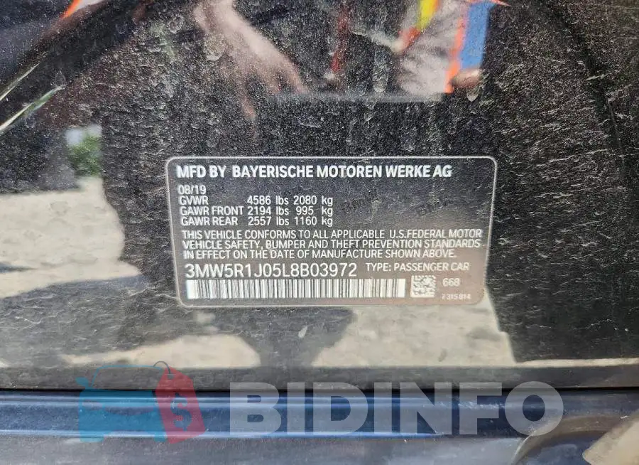 3MW5R1J05L8B03972 Photo# 12