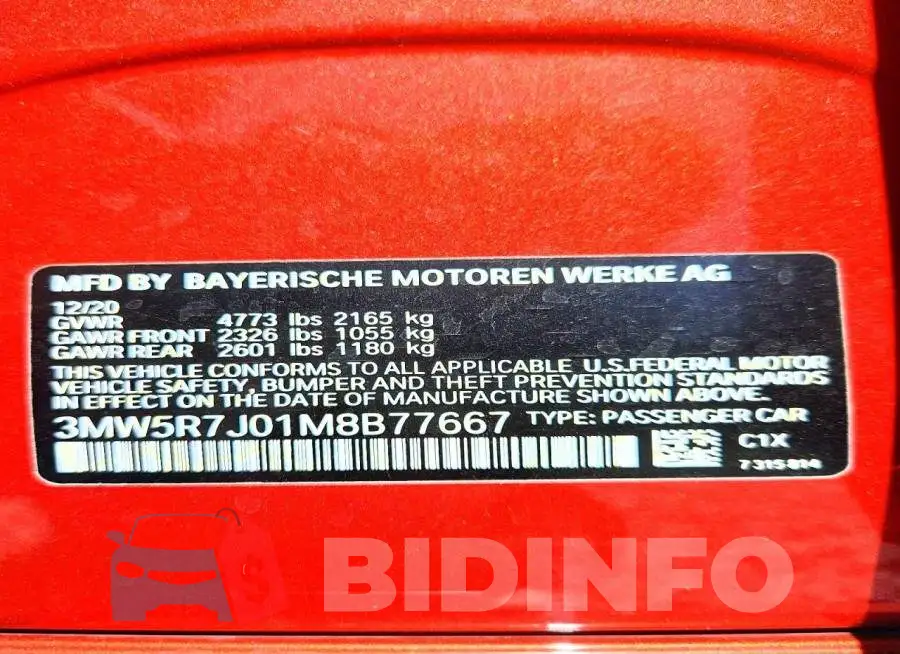 3MW5R7J01M8B77667 Photo# 12