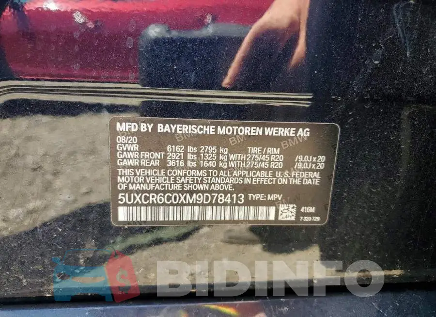 5UXCR6C0XM9D78413 Photo# 13