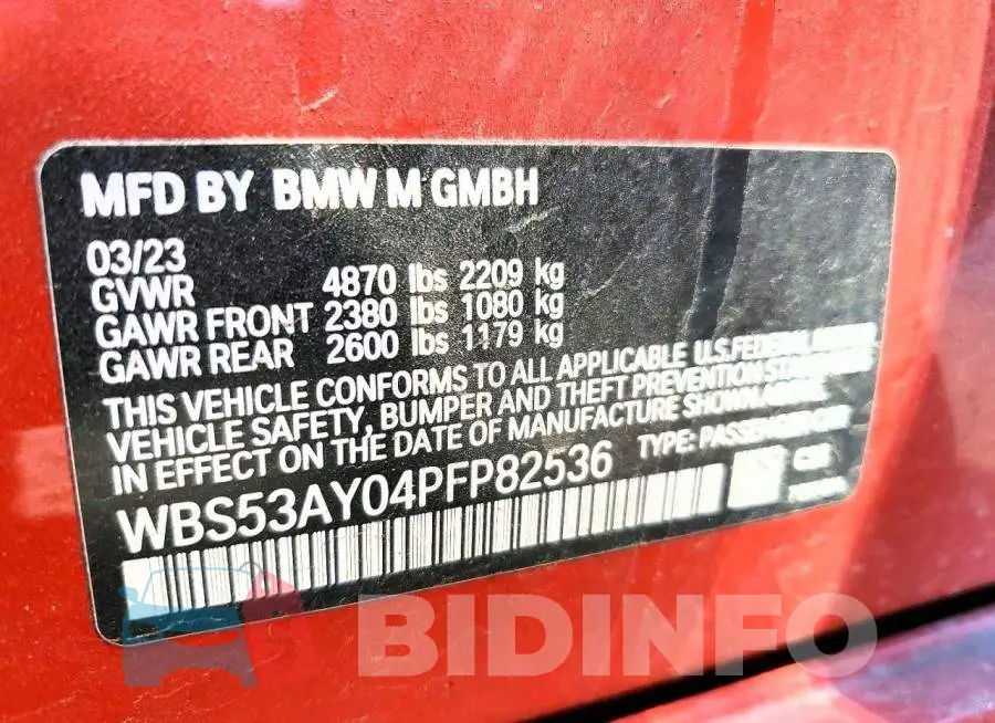 WBS53AY04PFP82536 Photo# 12