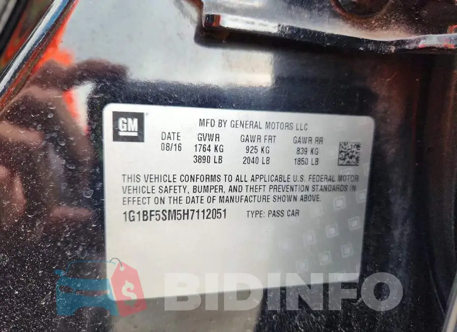 1G1BF5SM5H7112051 Photo# 12
