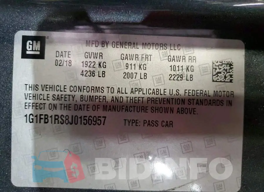 1G1FB1RS8J0156957 Photo# 12