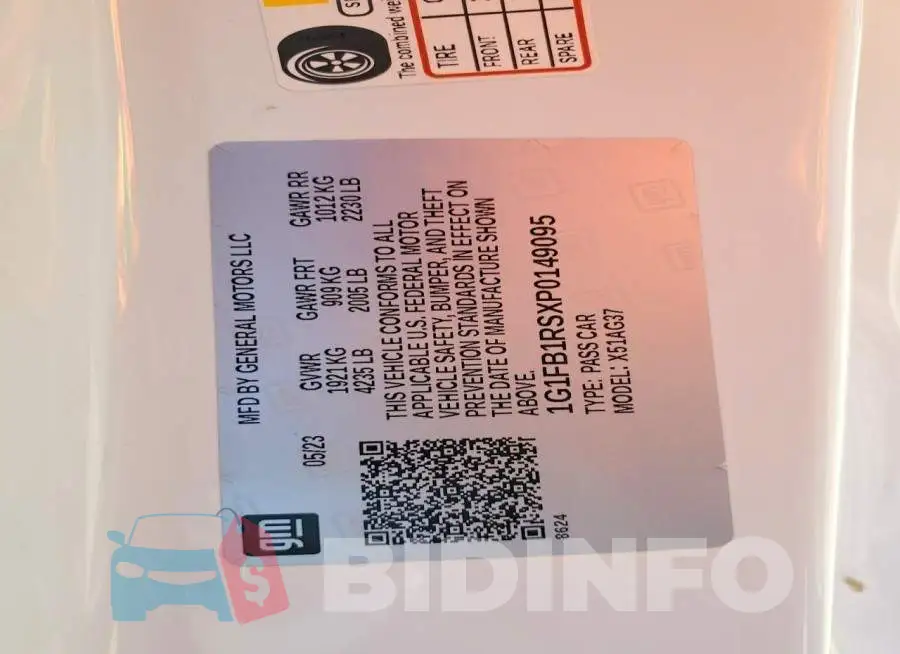 1G1FB1RSXP0149095 Photo# 12