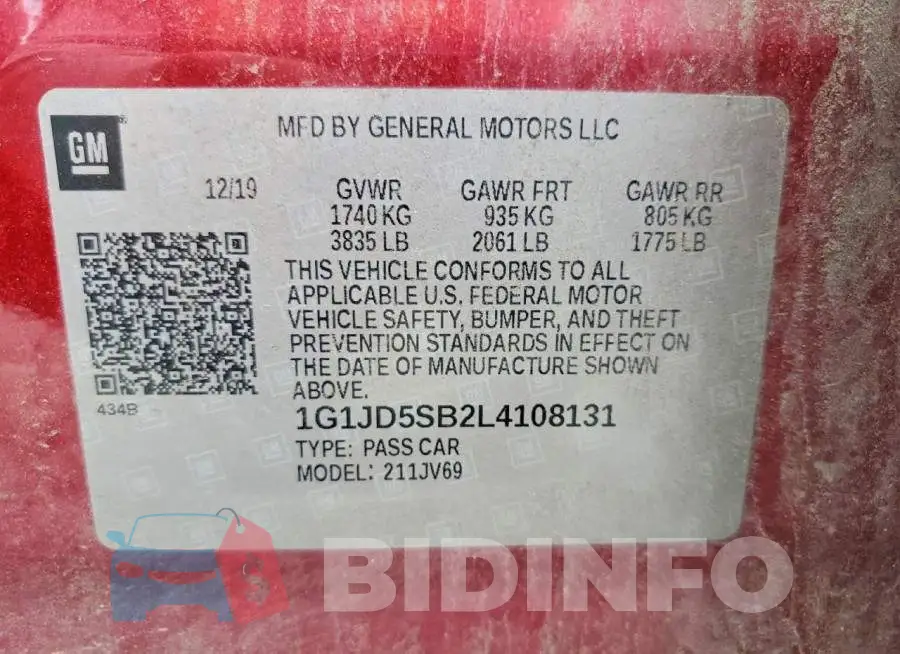 1G1JD5SB2L4108131 Photo# 12