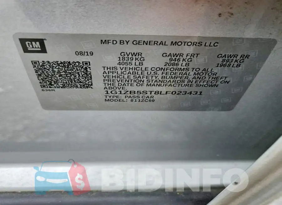 1G1ZB5ST8LF023431 Photo# 12