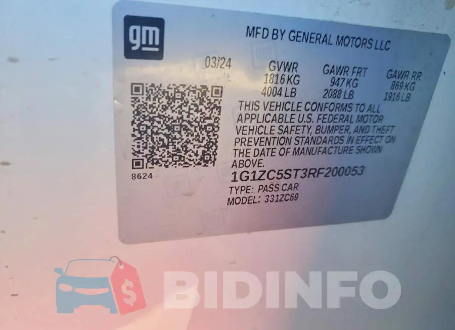 1G1ZC5ST3RF200053 Photo# 12