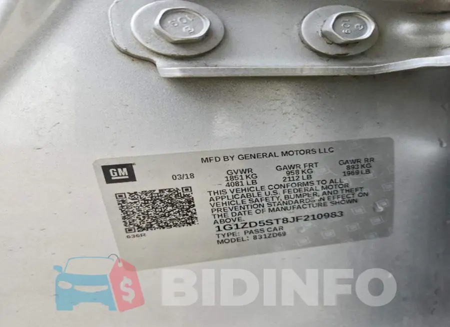 1G1ZD5ST8JF210983 Photo# 12