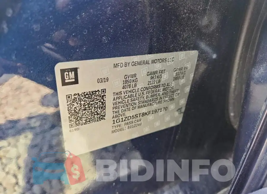 1G1ZD5ST8KF197170 Photo# 13