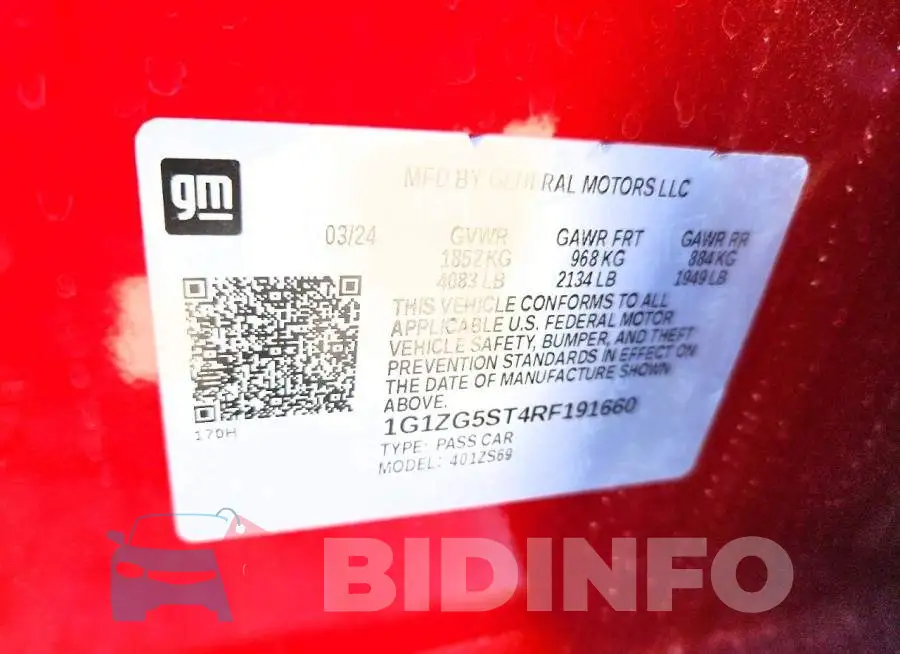1G1ZG5ST4RF191660 Photo# 12