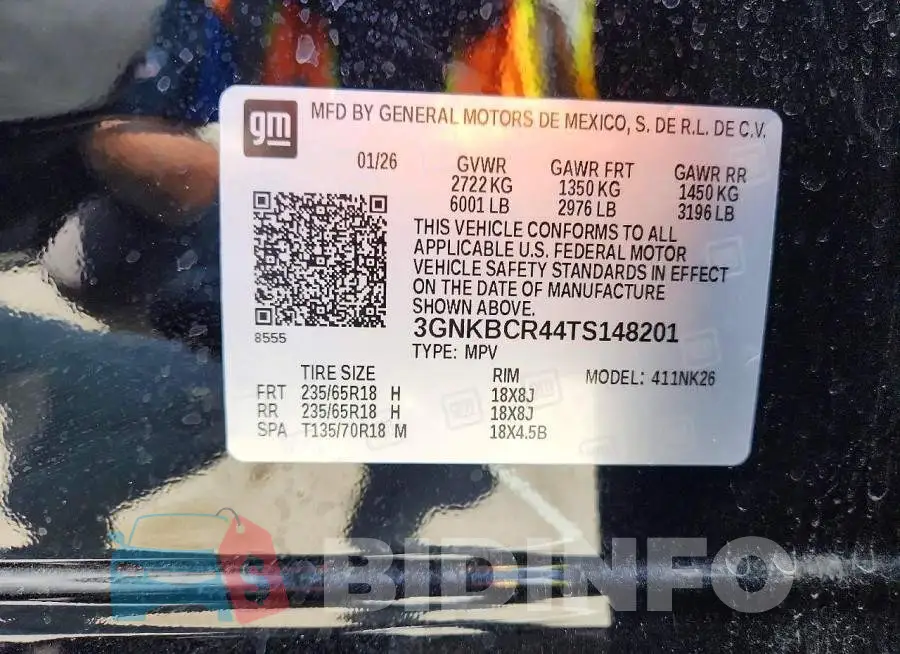 3GNKBCR44TS148201 Photo# 13