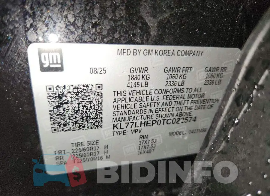 KL77LHEP0TC022574 Photo# 13