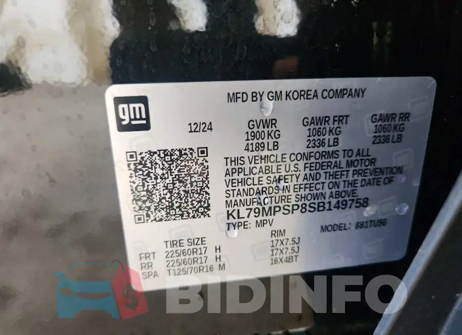 KL79MPSP8SB149758 Photo# 13