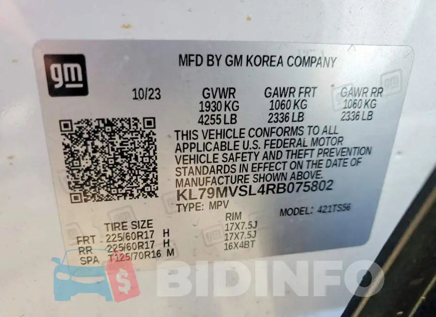 KL79MVSL4RB075802 Photo# 14